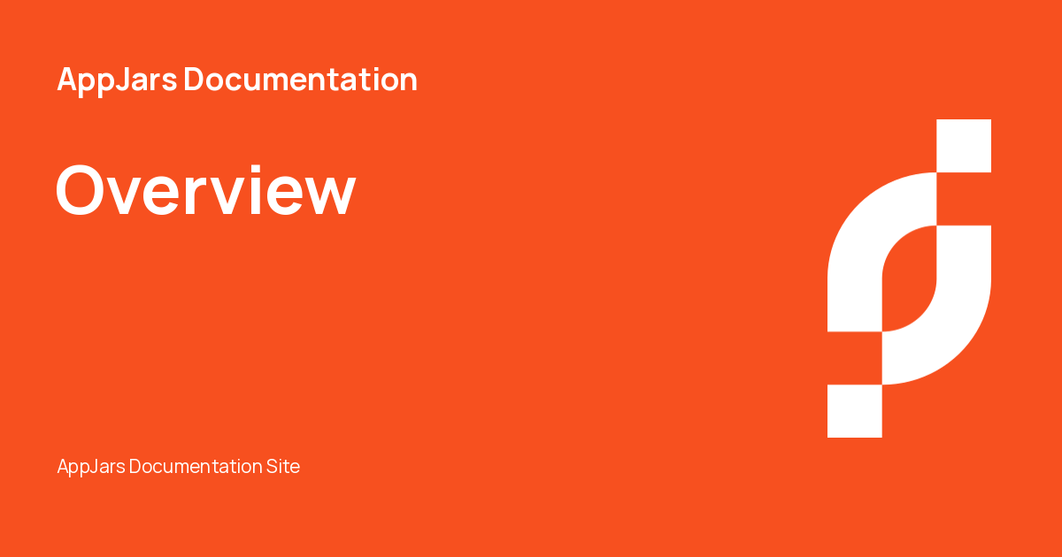 Overview - AppJars Documentation